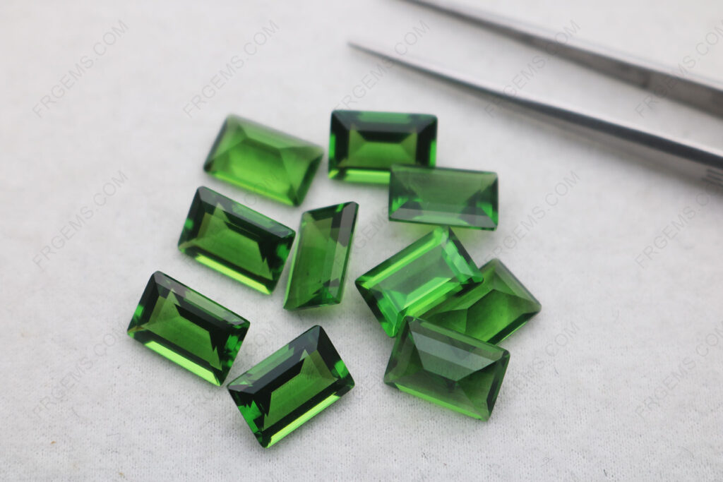 Loose-Nano-Crystal-Peridot-color-#151-Rectangle-Baguette-Step-Cut-8x12mm-Gemstones-Wholesale-IMG_8203
