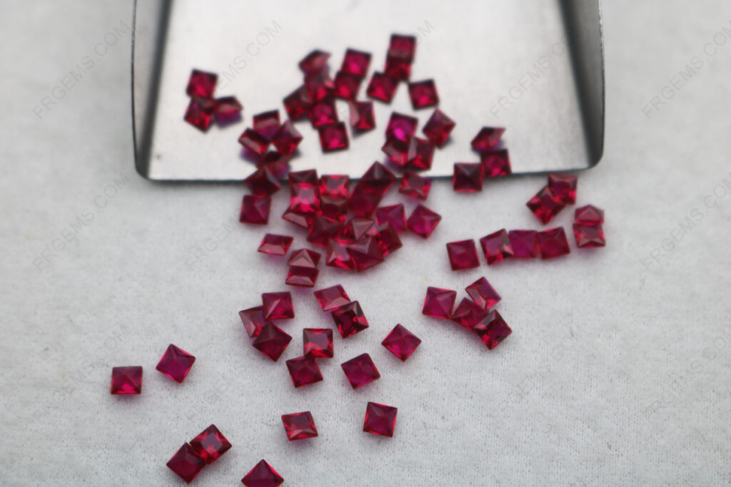 Loose-Synthetic-Ruby-Red-Corundum-8#-dark-Color-Square-Princess-cut-3x3mm-faceted-Gemstones-IMG_8196