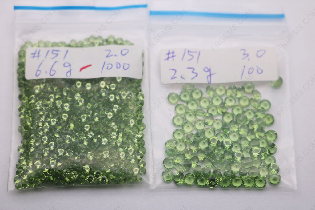 Nano-Peridot-Dark-color-#151-Round-Faceted-Cut-2mm-and-3mm-Loose-gemstones-Manufacturers-IMG_8163