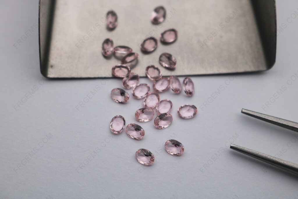 Nano-crystal-Morganite-Peach-Pink-Color-#180-Oval-Shape-4x3mm-faceted-cut-Gemstones-IMG_8233