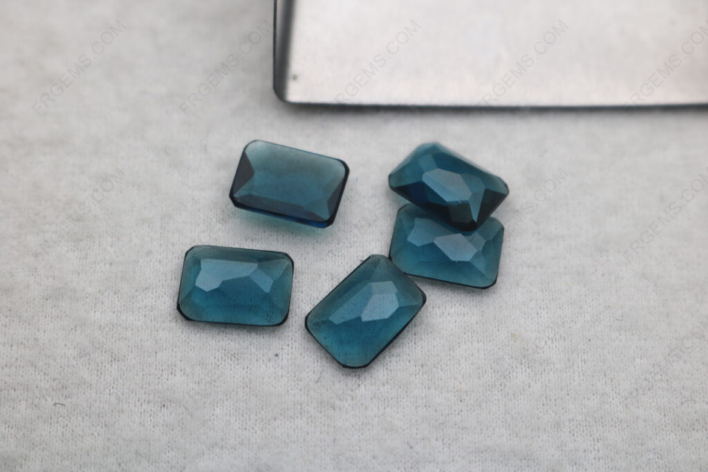 Nanosital-London-Blue-Dark-#48-Color-Octagon-Shape-flat-bottom-irregular-Checkerboard-top-10x7mm-loose-gemtones-suppliers-IMG_8317
