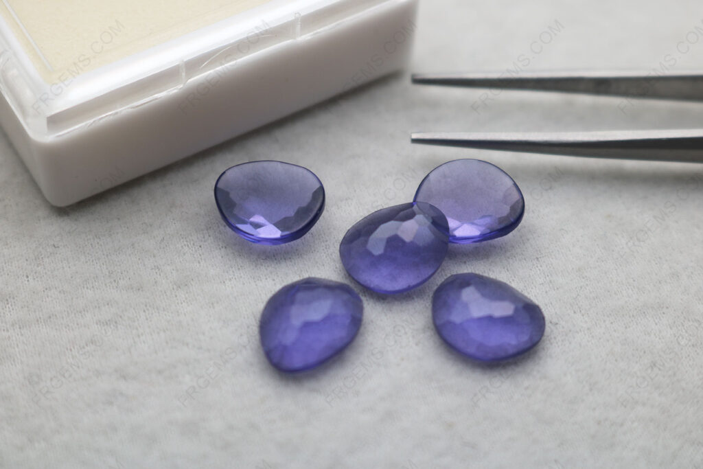 Nanosital-Tanzanite-#124-Color-Custom-shape-flat-bottom-irregular-Checkerboard-top-Cut-loose-Gemstones-Supplier-IMG_8324