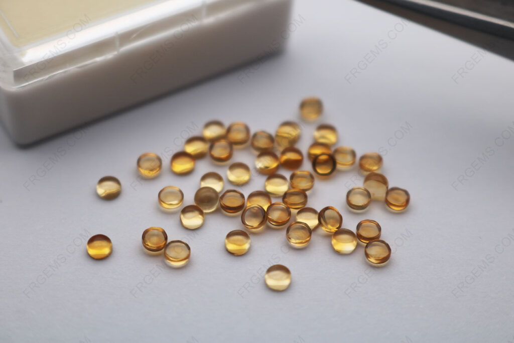 Natural-Genuine-Citrine-Yellow-Dark-Color-Round-Cabochon-3.00mm-Loose-gemstones-suppliers-from-china-IMG_8226