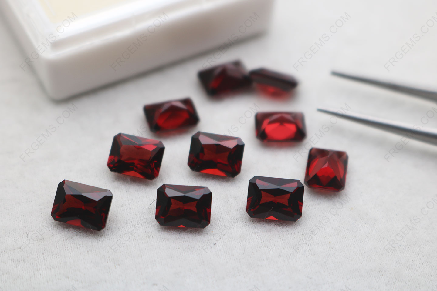 Natural Genuine Mozambique Garnet Red Octagon Radiant cut 6x8mm loose Stones