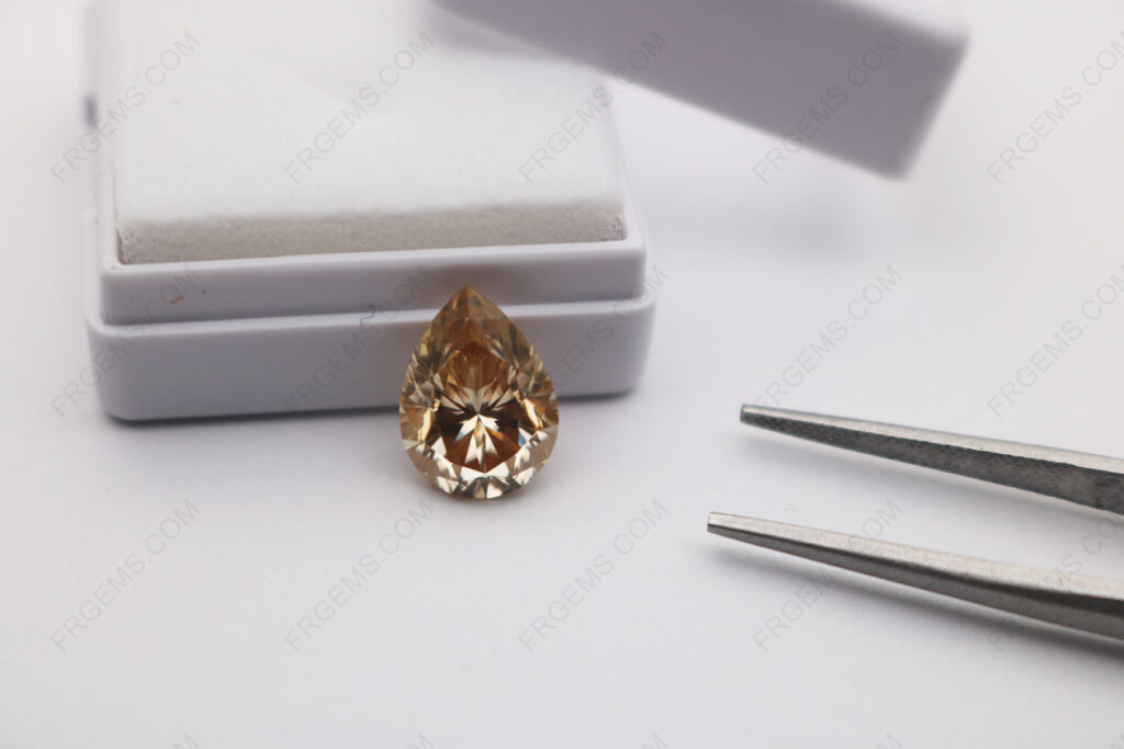 Pear-Shape-Loose-Moissanite-Champagne-Color-VVS-Best-quality-8x5mm-faceted-loose-Gemstones-IMG_8232