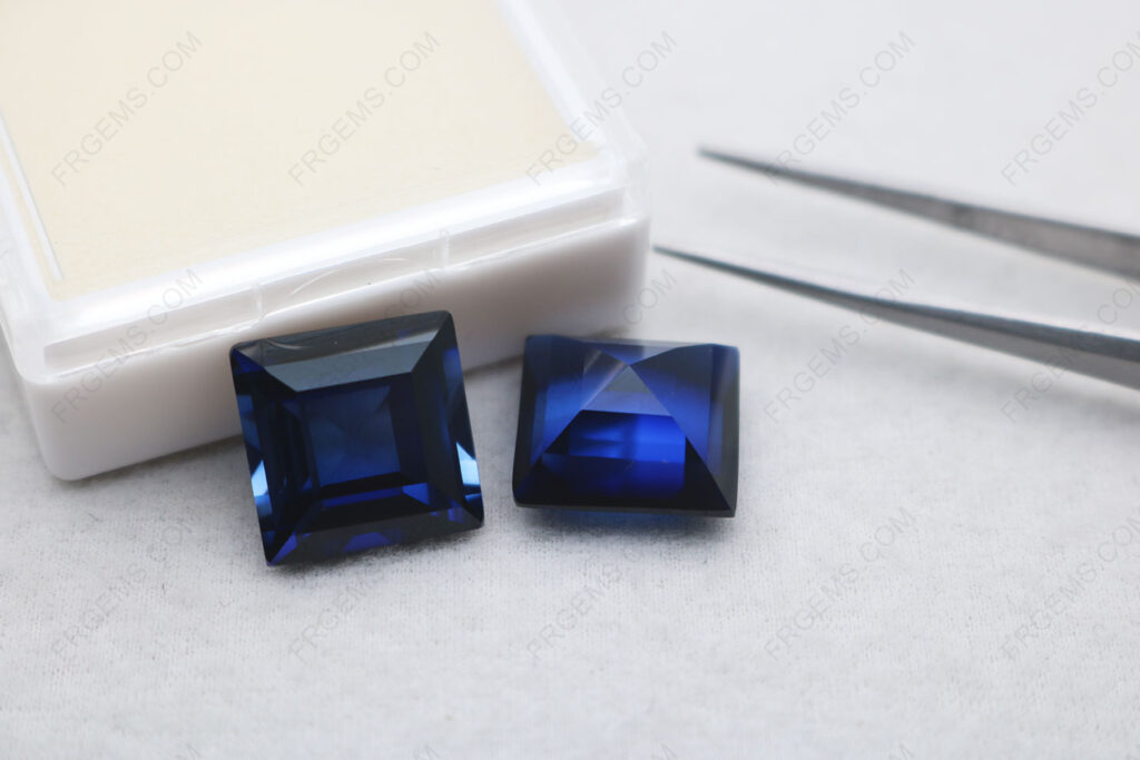 Synthetic-Blue-Sapphire-Corundum-33#-Color-Square-Shape-Step-14x14mm-Loose-Gemstones-suppliers-in-China-IMG_8129