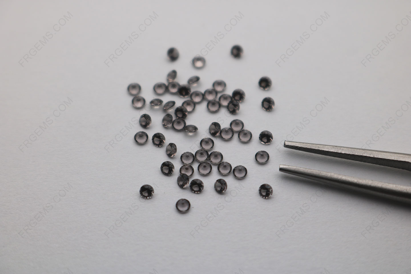 Nano Crystal Gray 1272# Color Round faceted 2.00mm Loose Gemstones Vendors from China