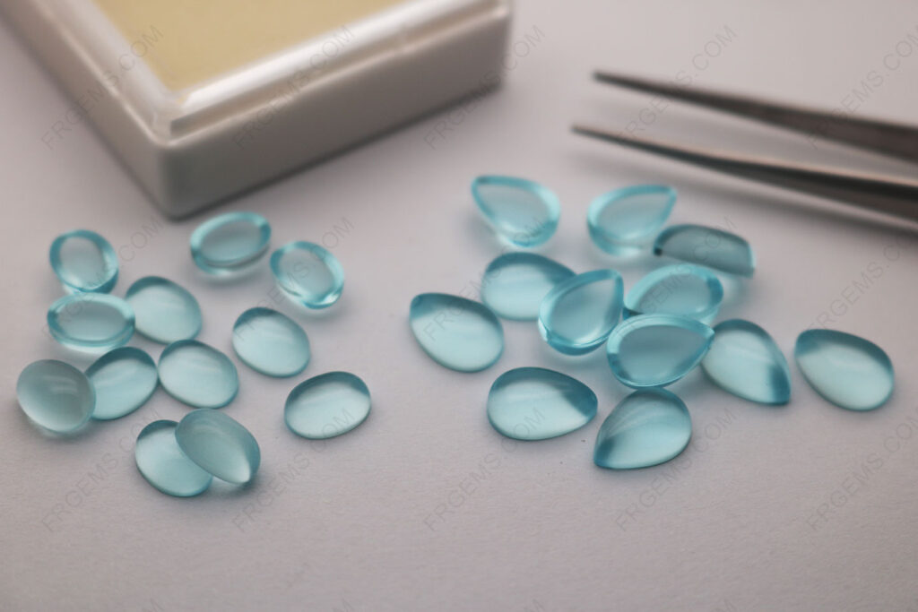 Glass-Aquamarine-Light-Color-BA301#-Oval-Cabochon-VS-Pear-Cabochon-loose-Gemstones-China-wholesale-